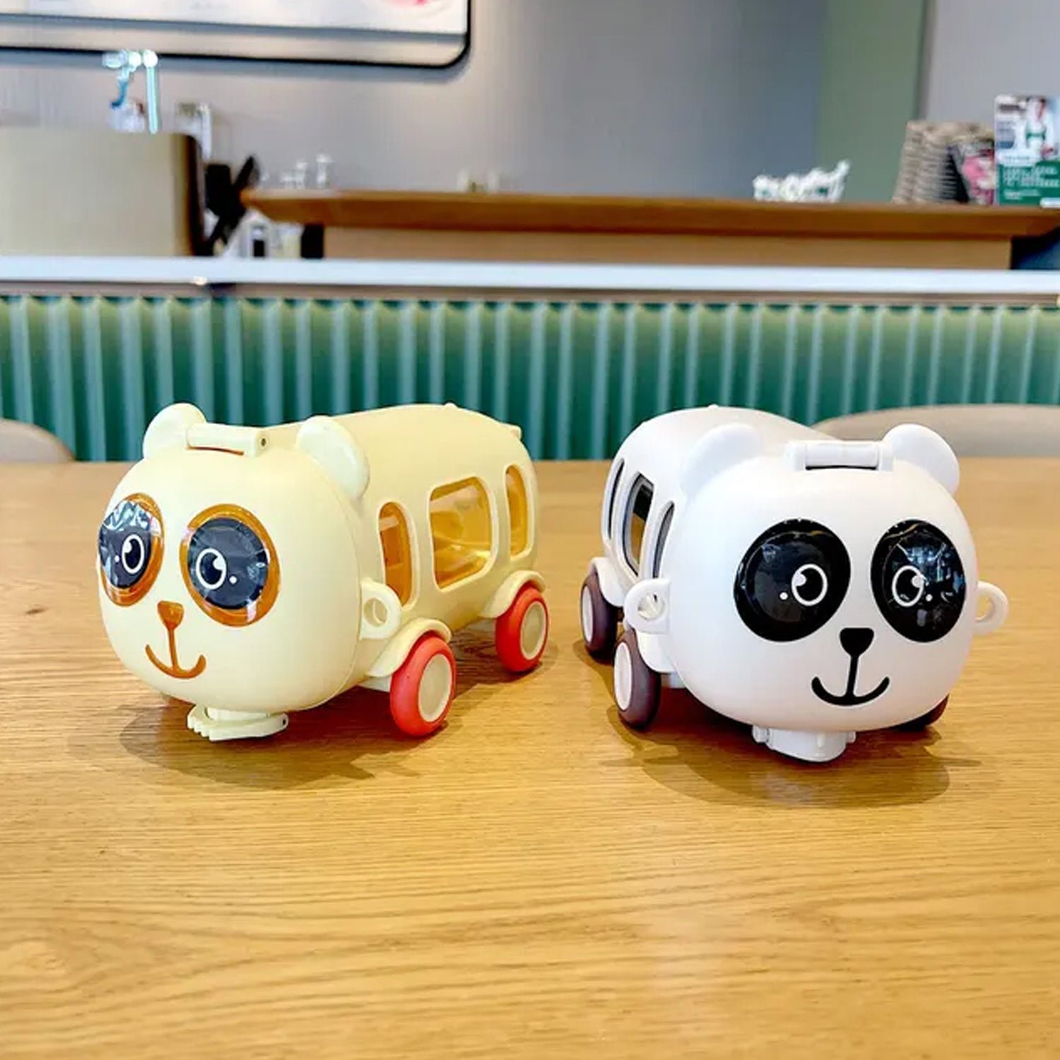 Bus Shape Water Bottle for Kids with Strap (500 ML Approx / Mix Color / 1 Pc) - Image 8