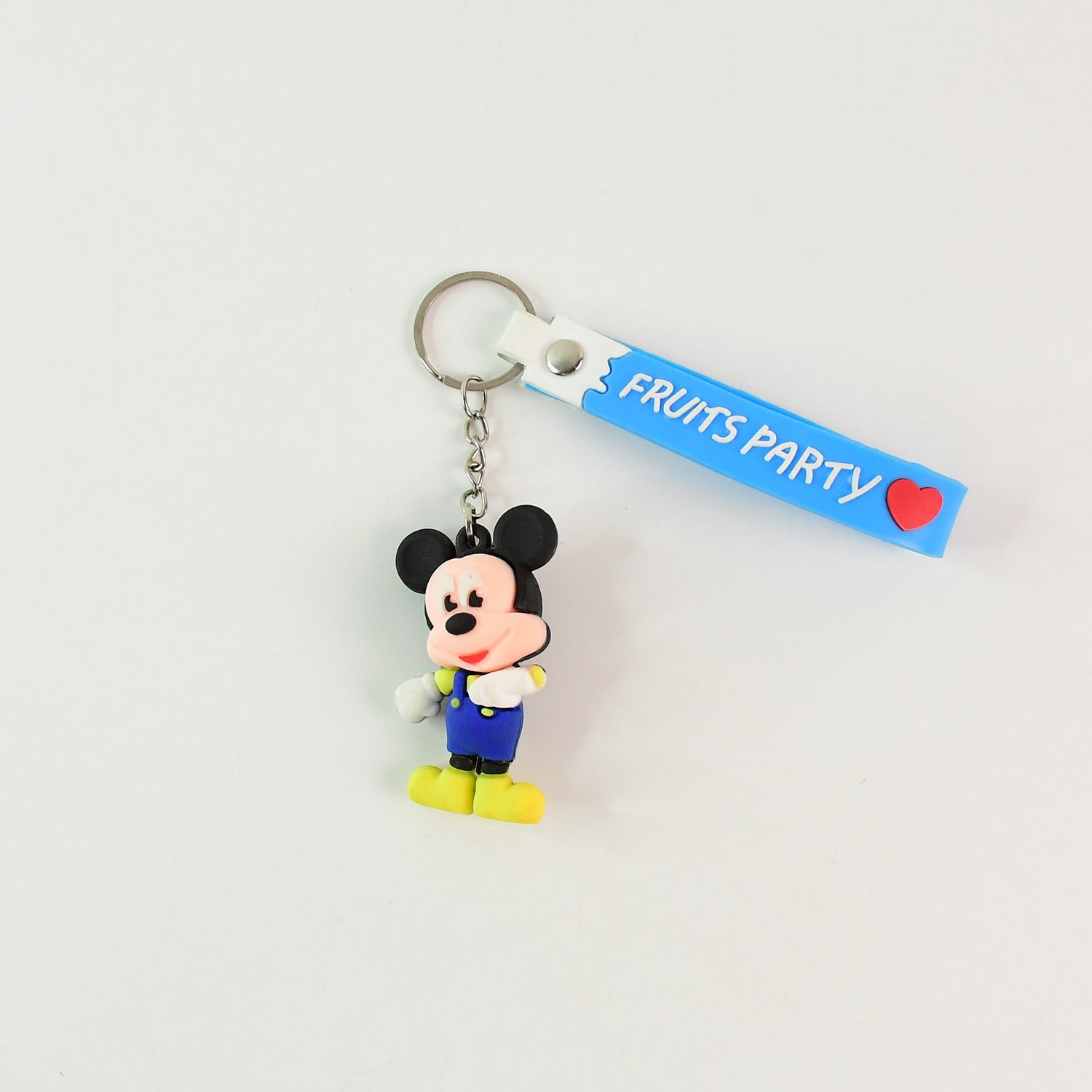 Cute Cartoon Silicone 3D Key Chain with Metal Hook & Strap (Pack of 1) - Image 5