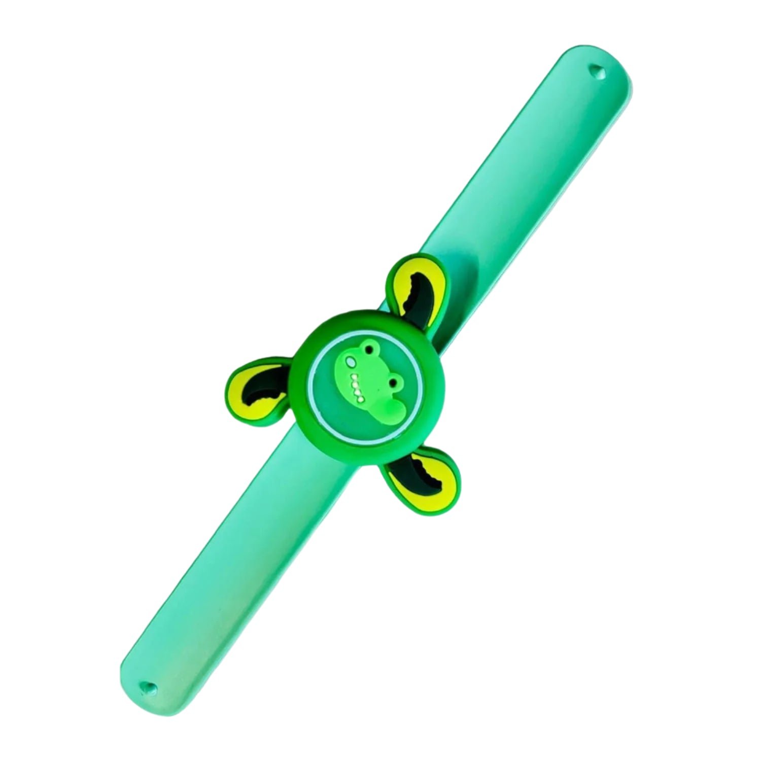 LED Light & Spinning Slap Kids Cartoon Bracelet Wrist Band (1 Pc / Mix Design)