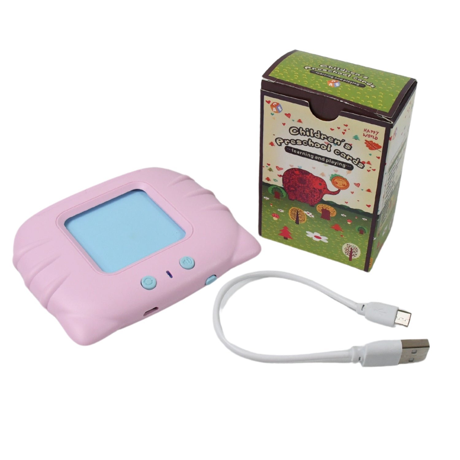 Preschool Learning Toys Flash Cards for Small Kids Educational Toys English Words Learning Machine for Kids with 224 Words, Birthday Gift for Kids Intelligent Electric Kids Language Card (1 Set) - Image 4