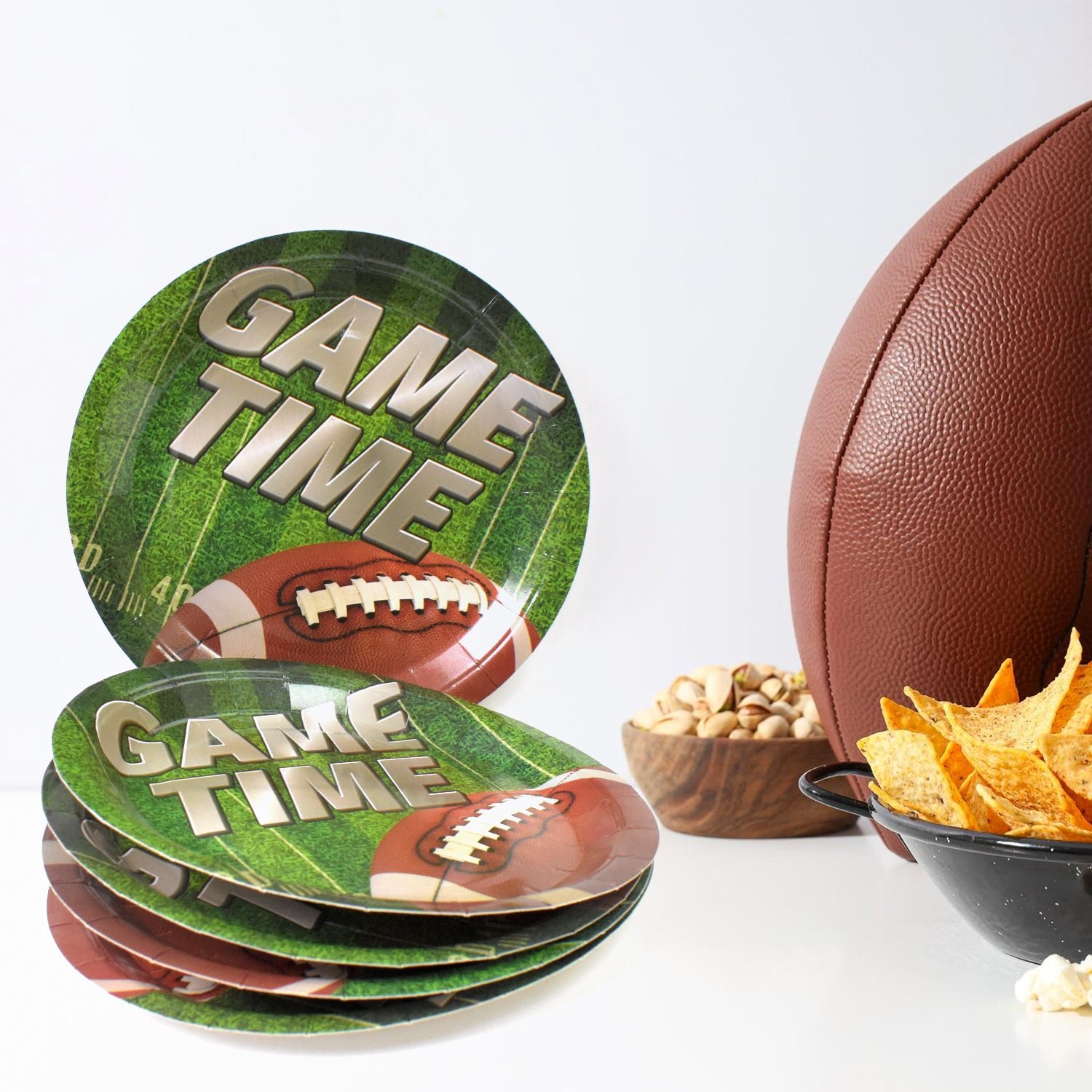 Round Plates Disposable Paper Plates Happy Birthday, Gift (10 Pcs Set / Mix Design) - Image 10