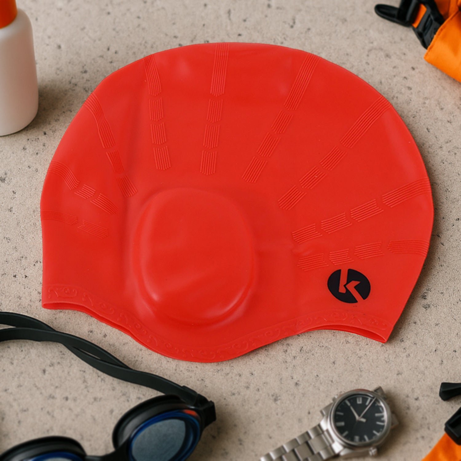 Professional Silicone Swimming Cap (1 Pc) - Image 3