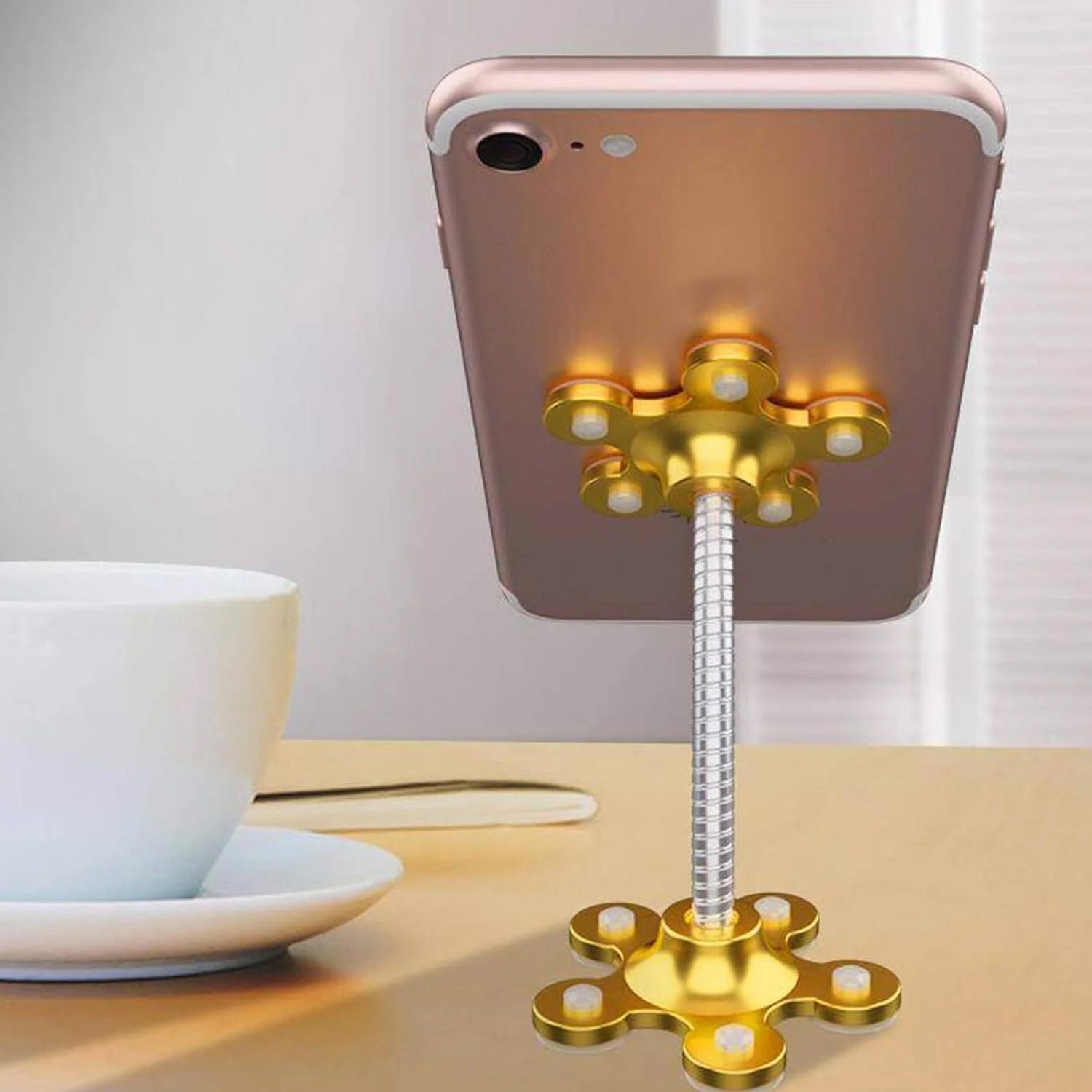 Phone Holder Car & Mount Sucker Stand vip stand (Multicolored With Box)) - Image 7