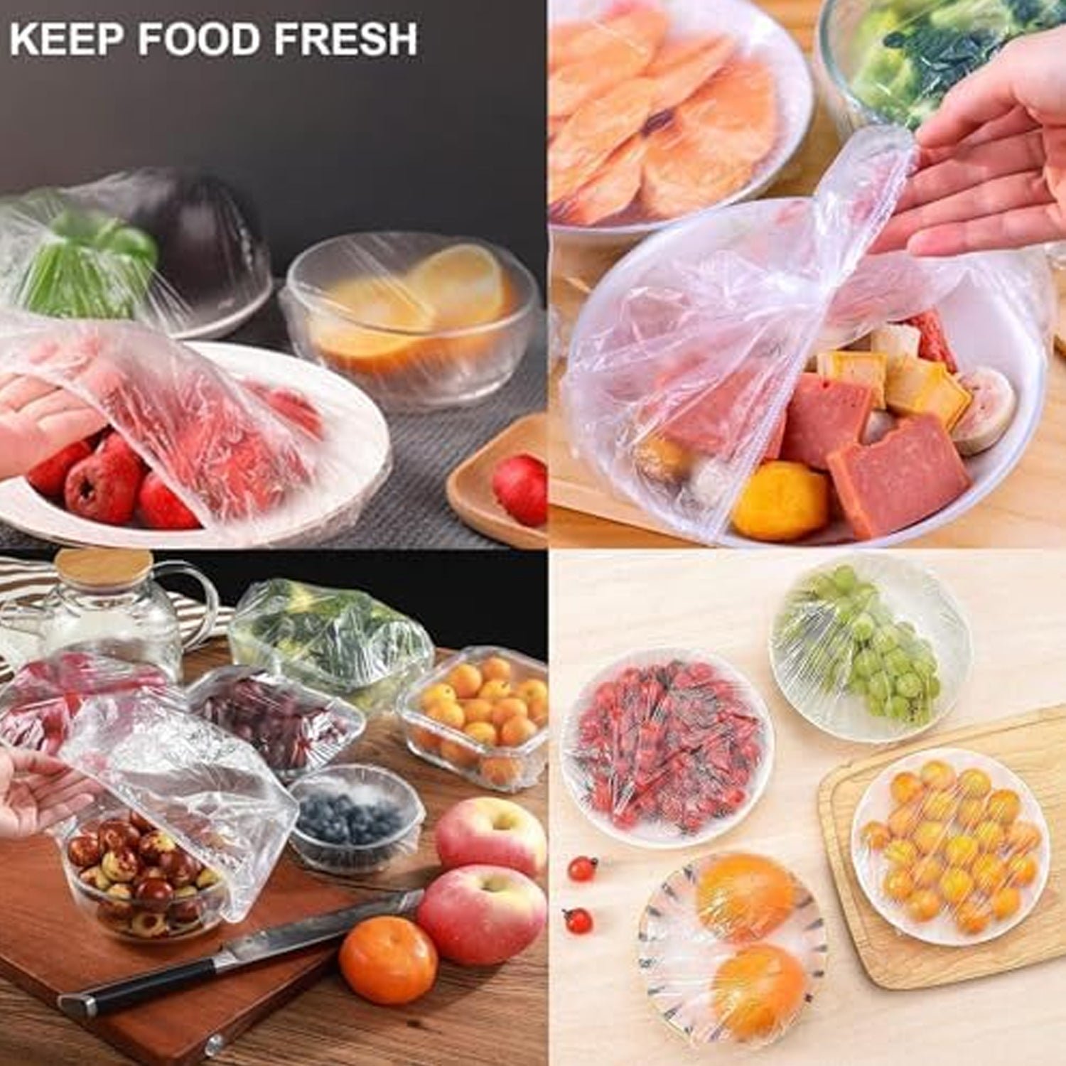 Disposable Elastic Food Storage Covers Bag (100 Pcs Set / Small) - Image 8