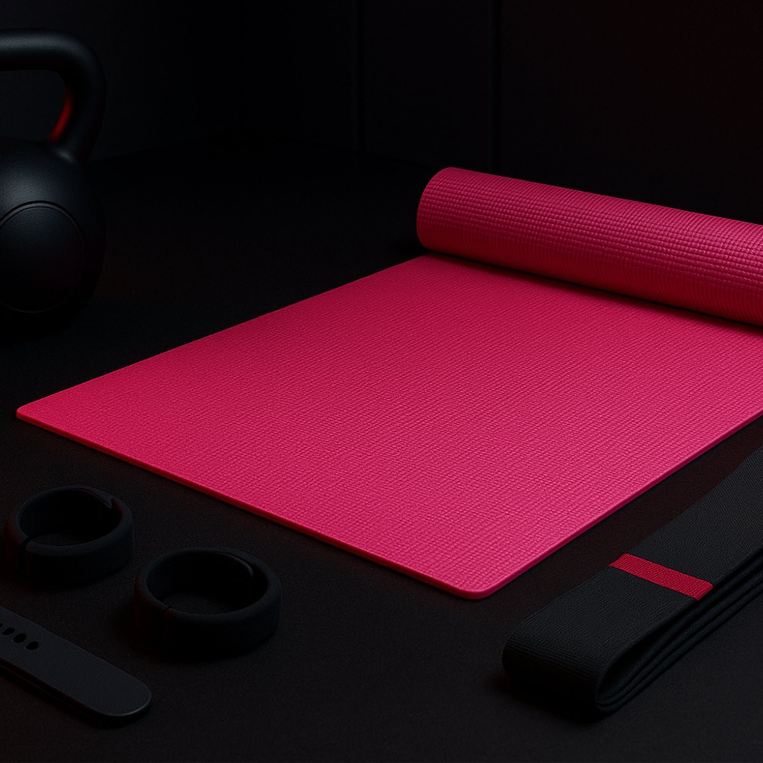 Yoga Mat Eco-Friendly For Fitness Exercise Workout Gym with Non-Slip (180x60xcm) Color may very - Image 7