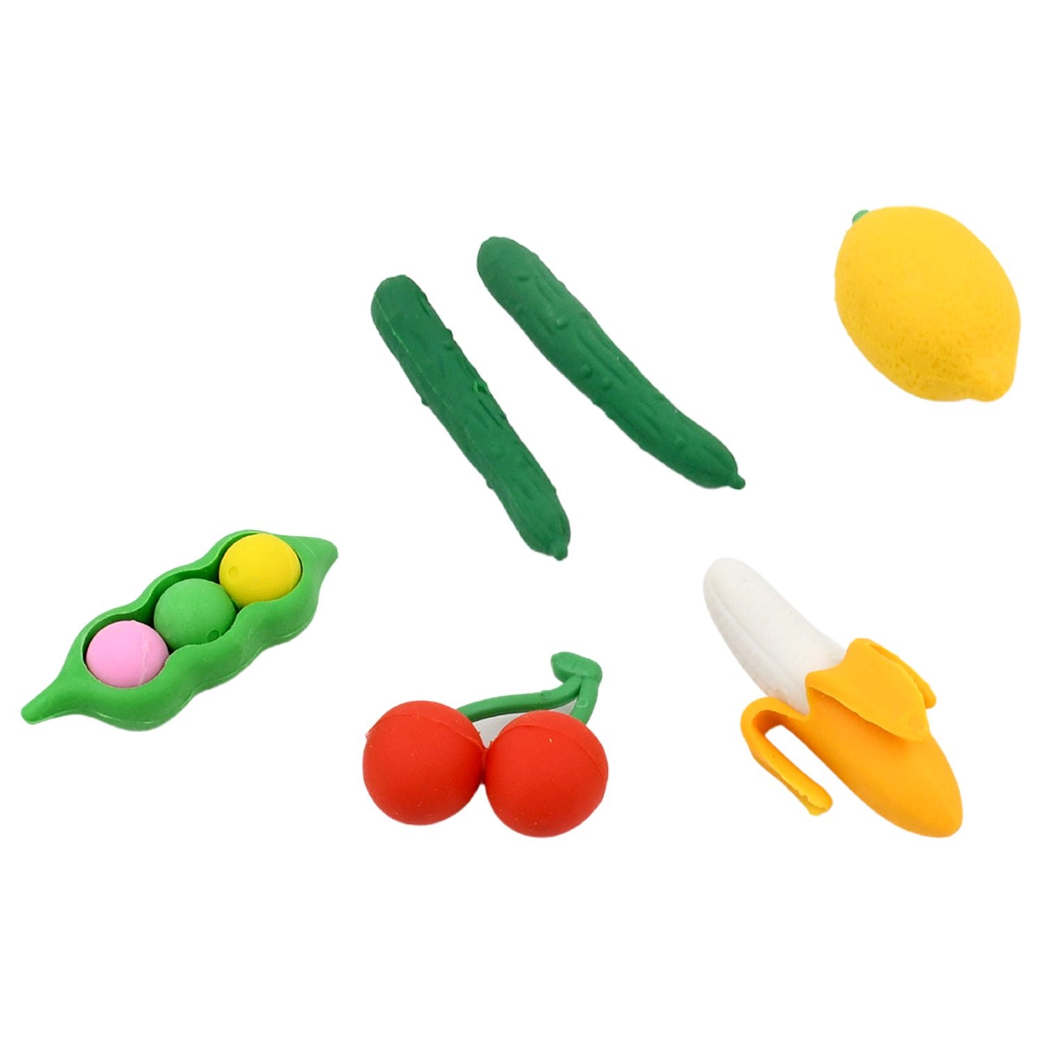 3D Mix Design Fancy & Colorful Erasers – Cute Novelty Eraser Set for Kids & School Prize (1 Set) - Image 3