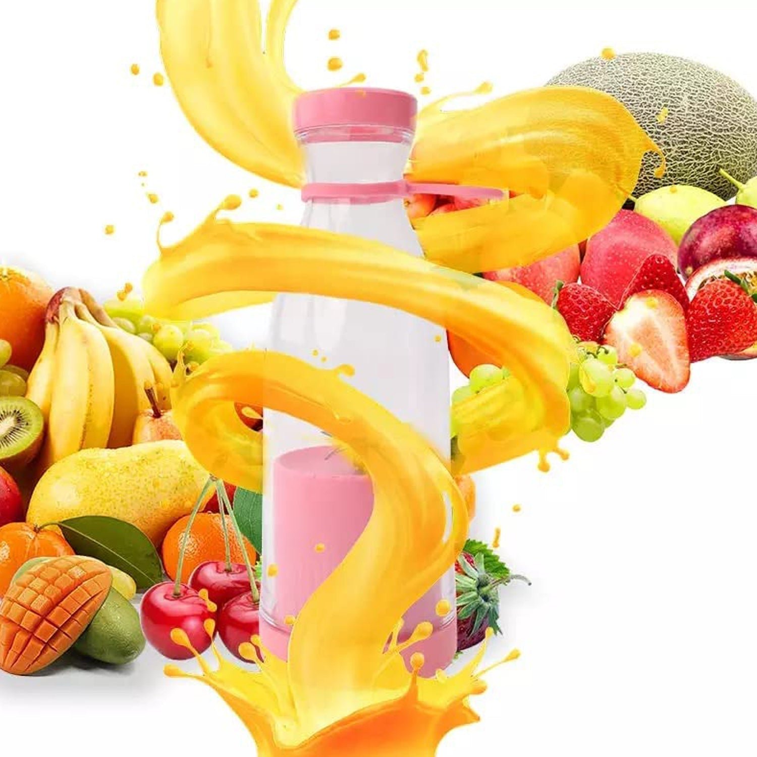 BLENDER PORTABLE JUICER FOR SMOOTHIE 420 ML Multicolour - Image 4