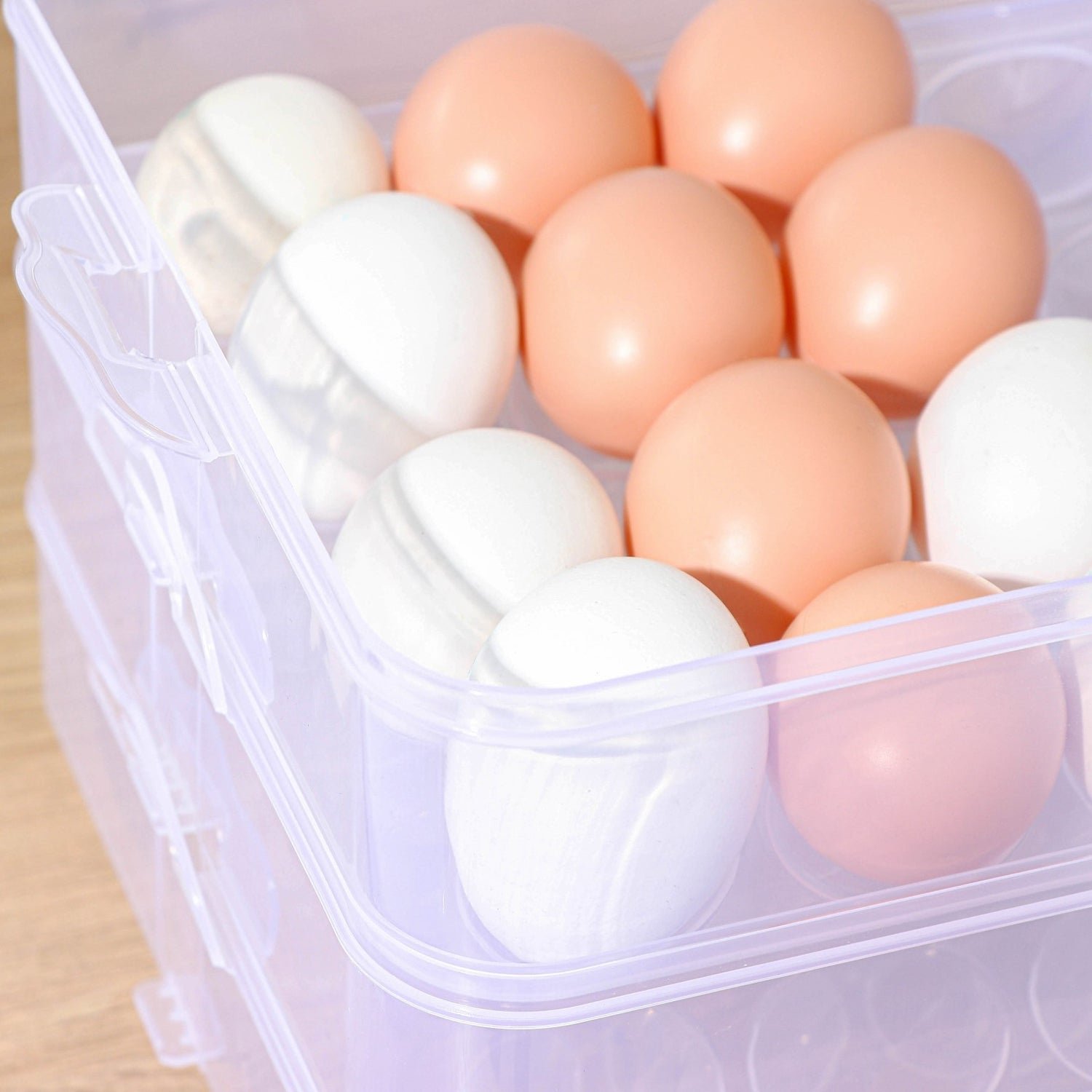 3-Layer Plastic Refrigerator Egg Storage Box (36 Grid) - Image 3