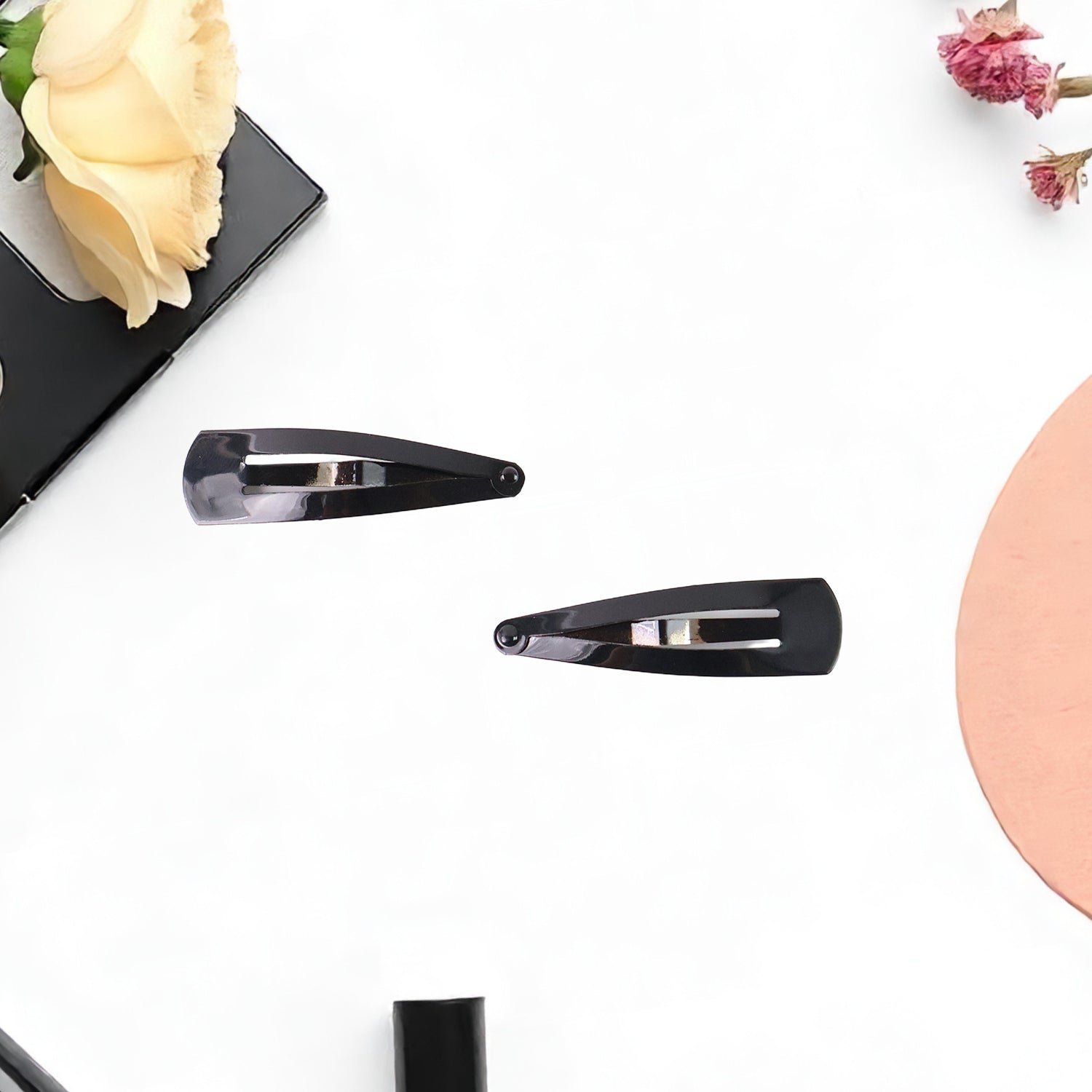 Metal Tik Tak Hair Clips (12 Pcs Set), Hair accessories - Image 6