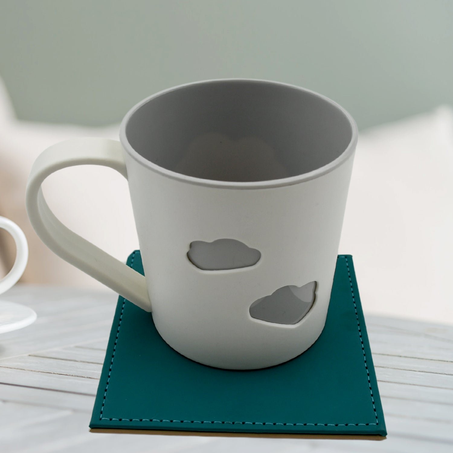 Square Leather Tea Coaster Set – Durable Dining & Coffee Table Decor (4 Pc) - Image 7