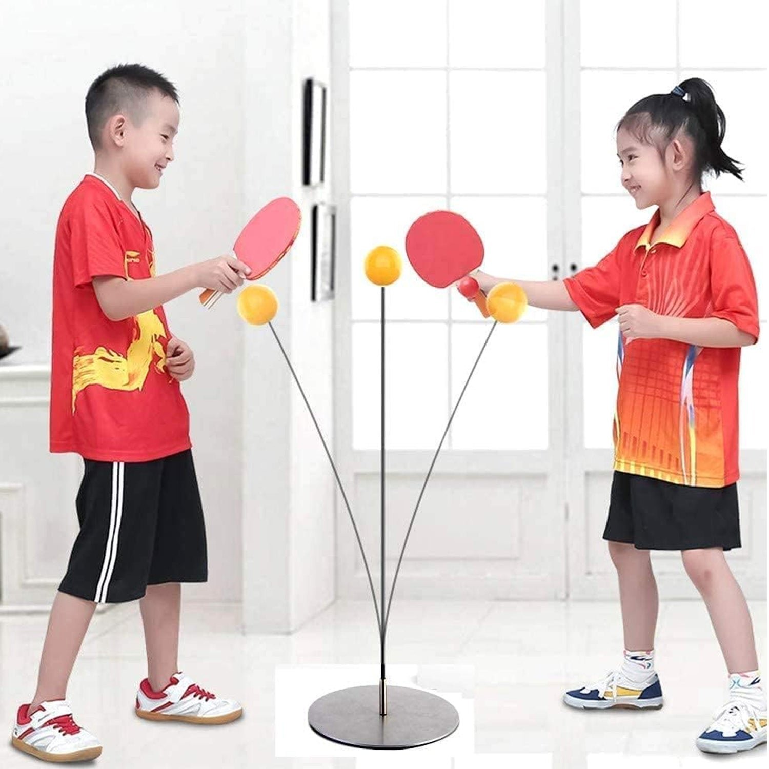 Portable Wiff Waff Rebound Table Tennis Trainer Set (1 Set) - Image 7