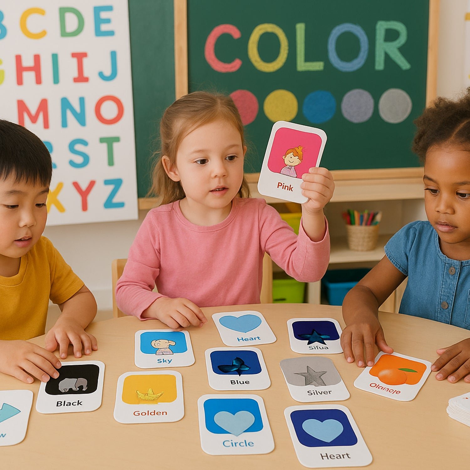 Kidkraft Early Learner 32-Piece Color & Shape Flashcard Set - Image 6