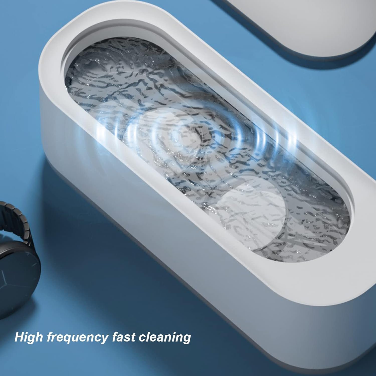 Ultrasonic Jewellery Cleaner – Portable High-Frequency Cleaning Machine (Battery Not Included) - Image 4