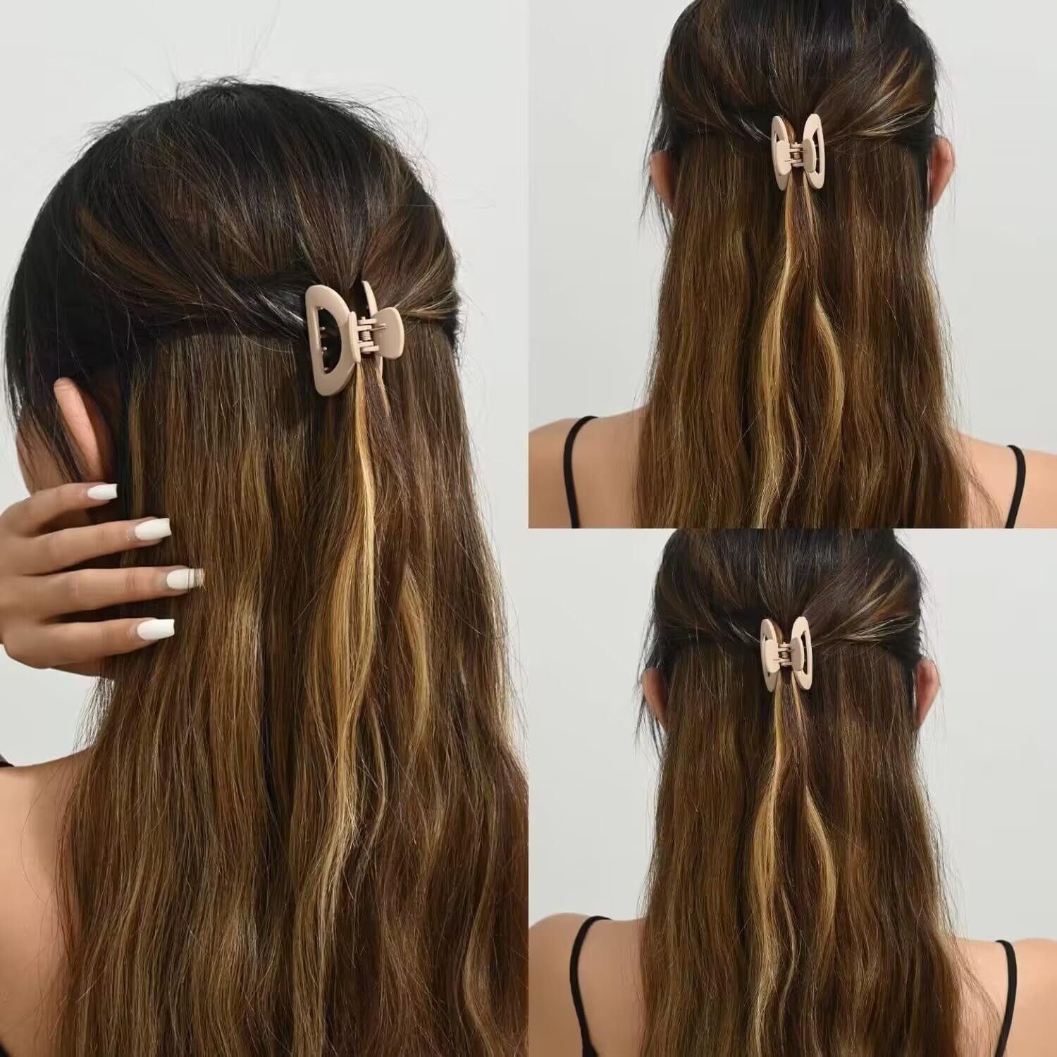 Plastic Small Hair Clips for Girls Kids Hair Accessories (3 Pcs Set / Mix Color & Design) - Image 7