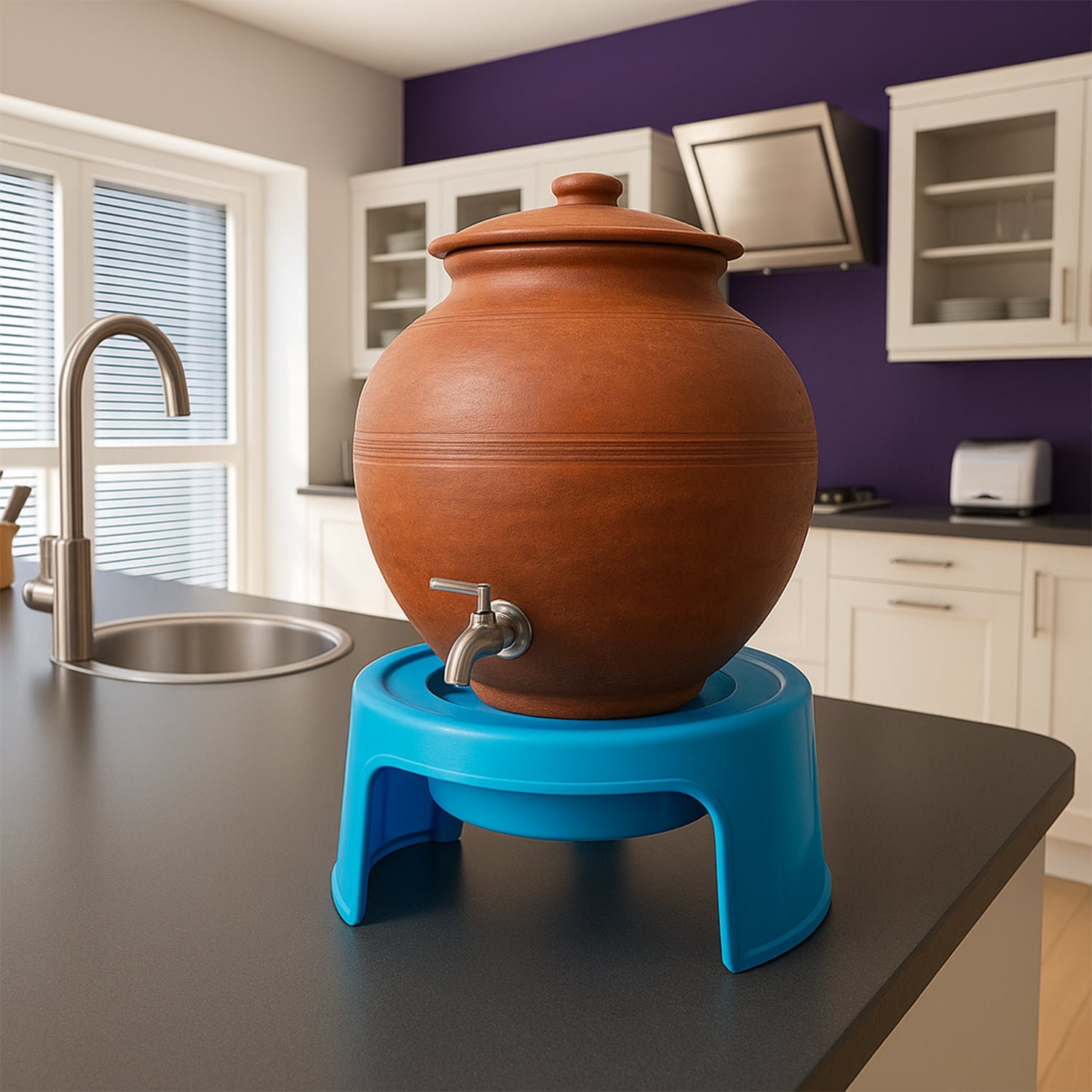 Multipurpose Unbreakable Plastic Matka Stand / Pot Stand - Image 5