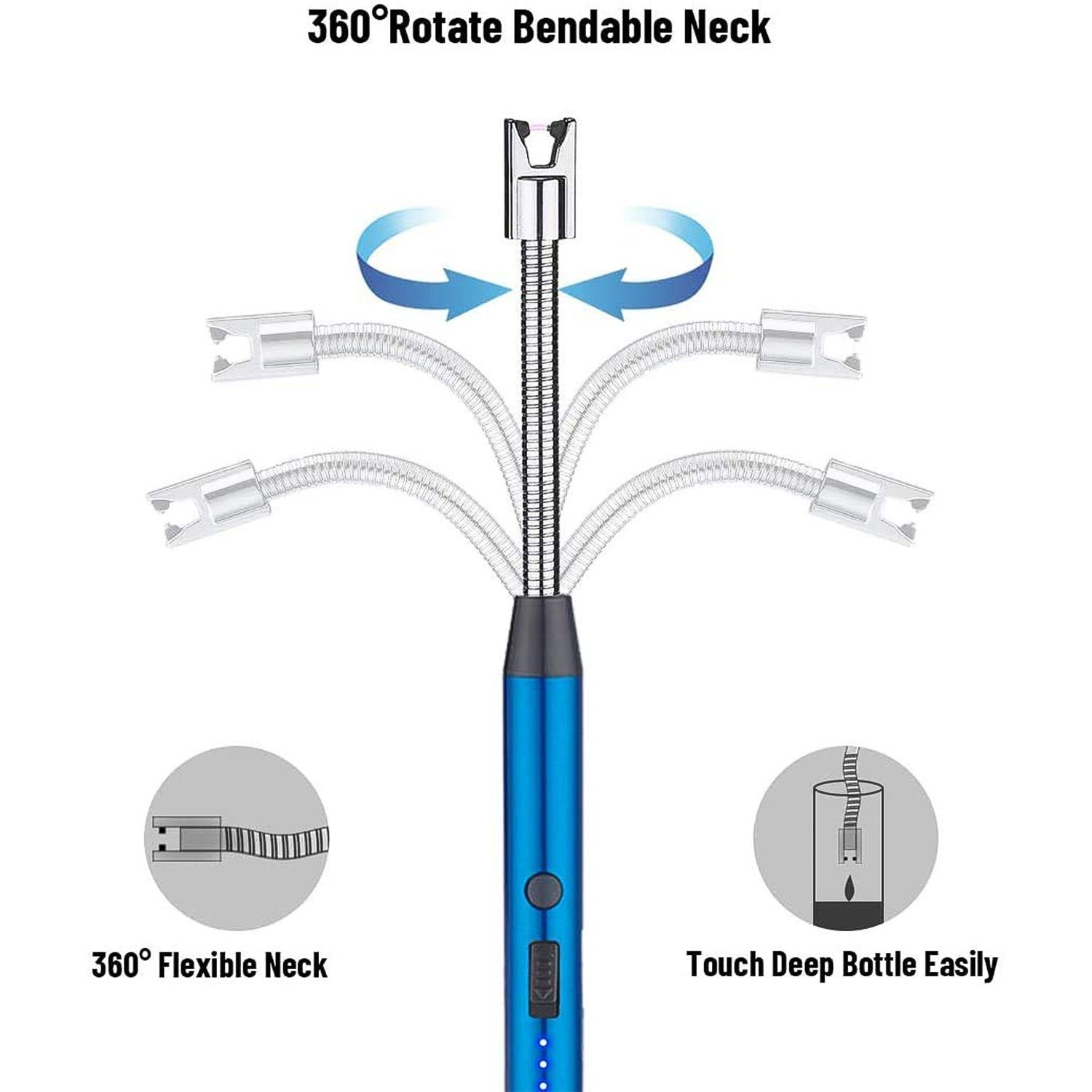 Electronic Smoking Plasma Lighters for Multipurpose Like Candles Grill BBQ (1 Pc / Mix Color) - Image 4