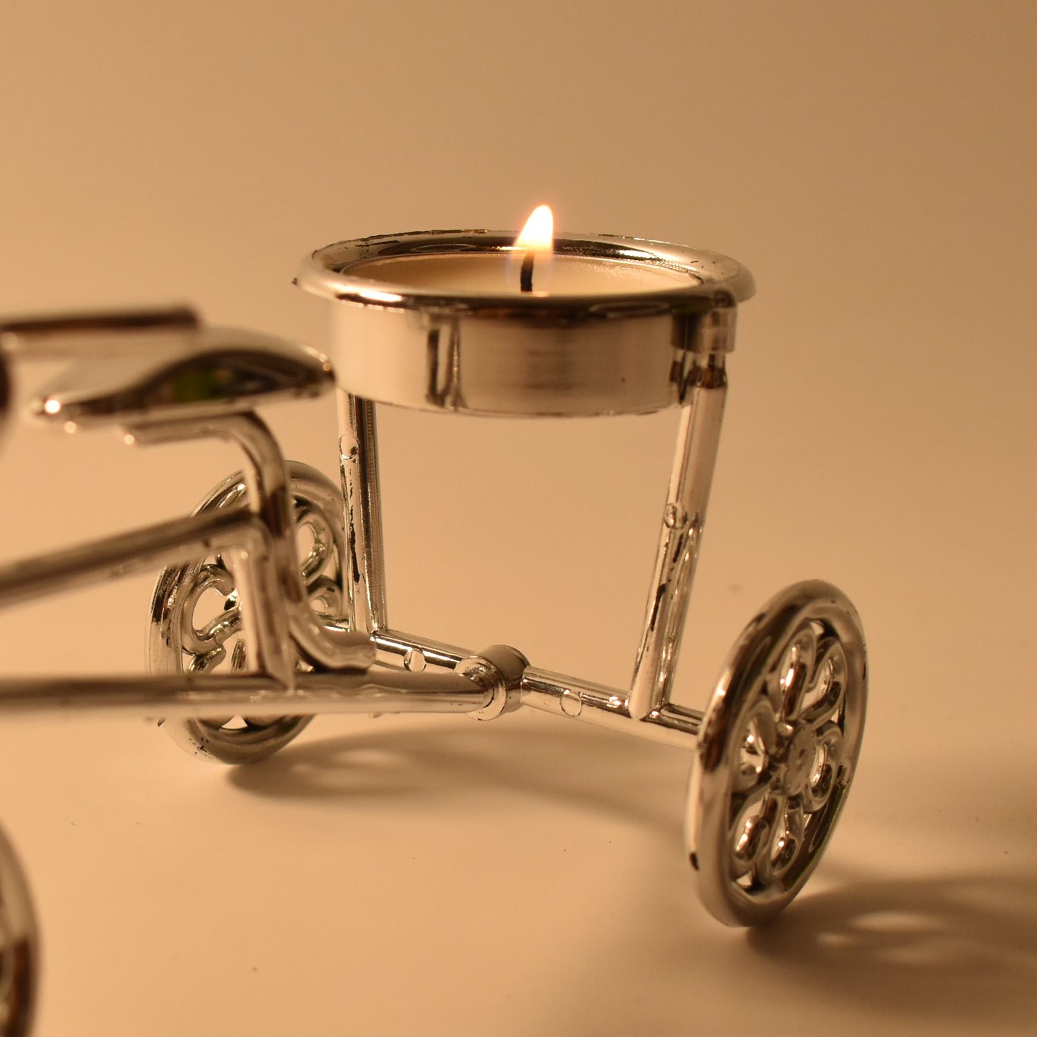 Cycle Tealight Holder / Candle Holder Decorative Candle, Diwali (1 Pc) - Image 7