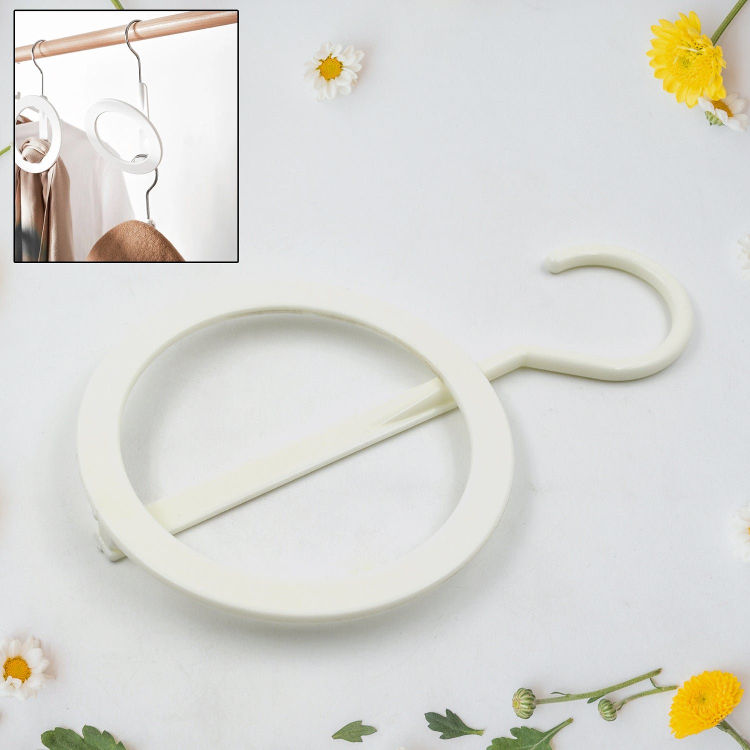 Plastic Circle Hanger for Hats, Towels & Bags (1 Pc) - Image 4