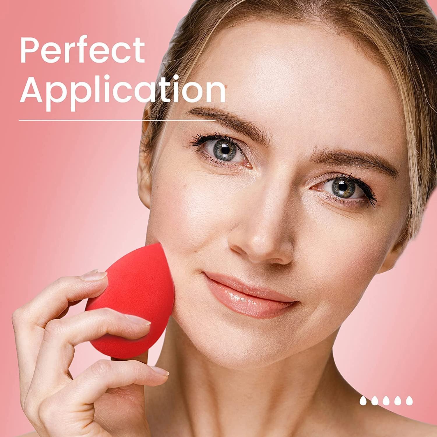 Makeup Sponge for blending liquid Foundations, Powders, and Creams (Multicolor / 1 Pc) - Image 9