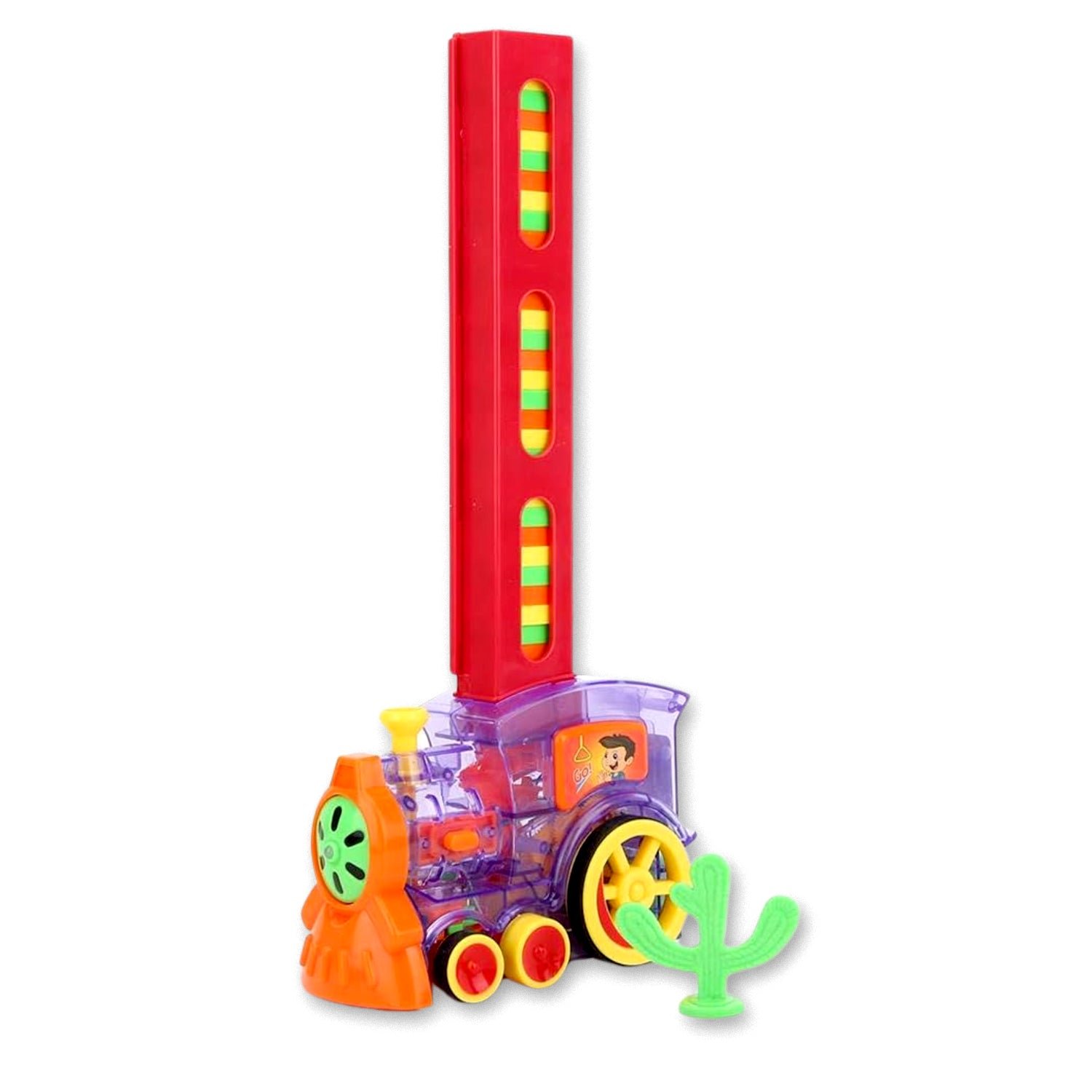 Transparent Funny Train Engine Block Set – 60-Piece Music & Lights (Batteries Not Included) - Image 6