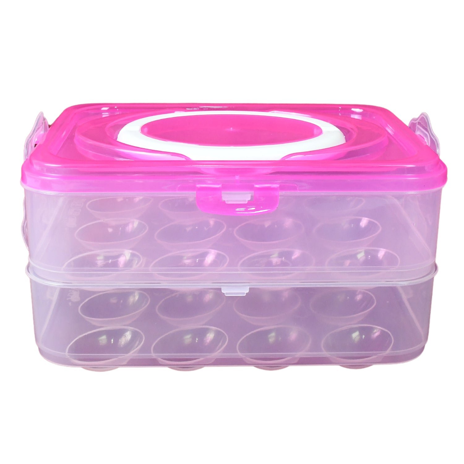 Double Layer 24 Grid Egg Storage Box for Egg Storage Container - Image 6