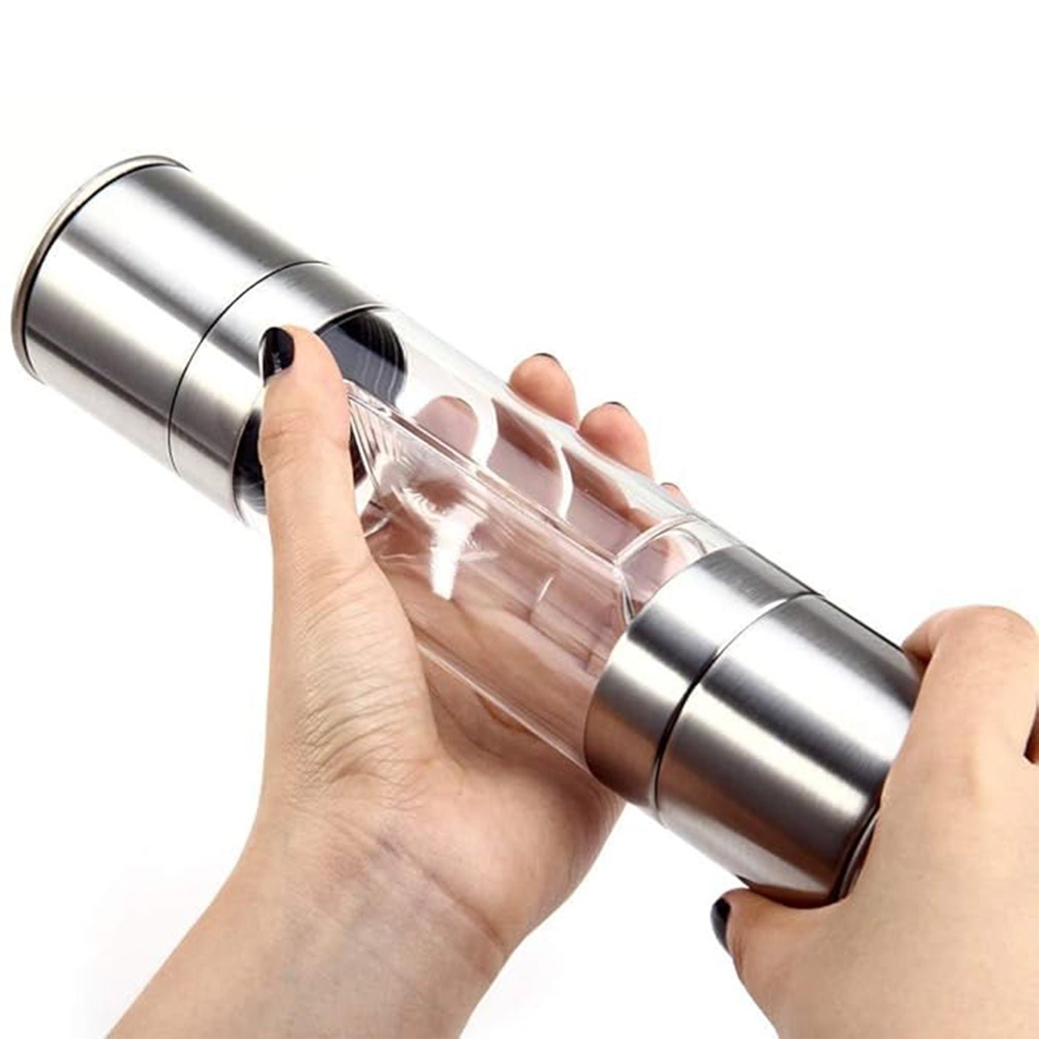 2-in-1 Stainless Steel Salt and Pepper Grinder - Image 6