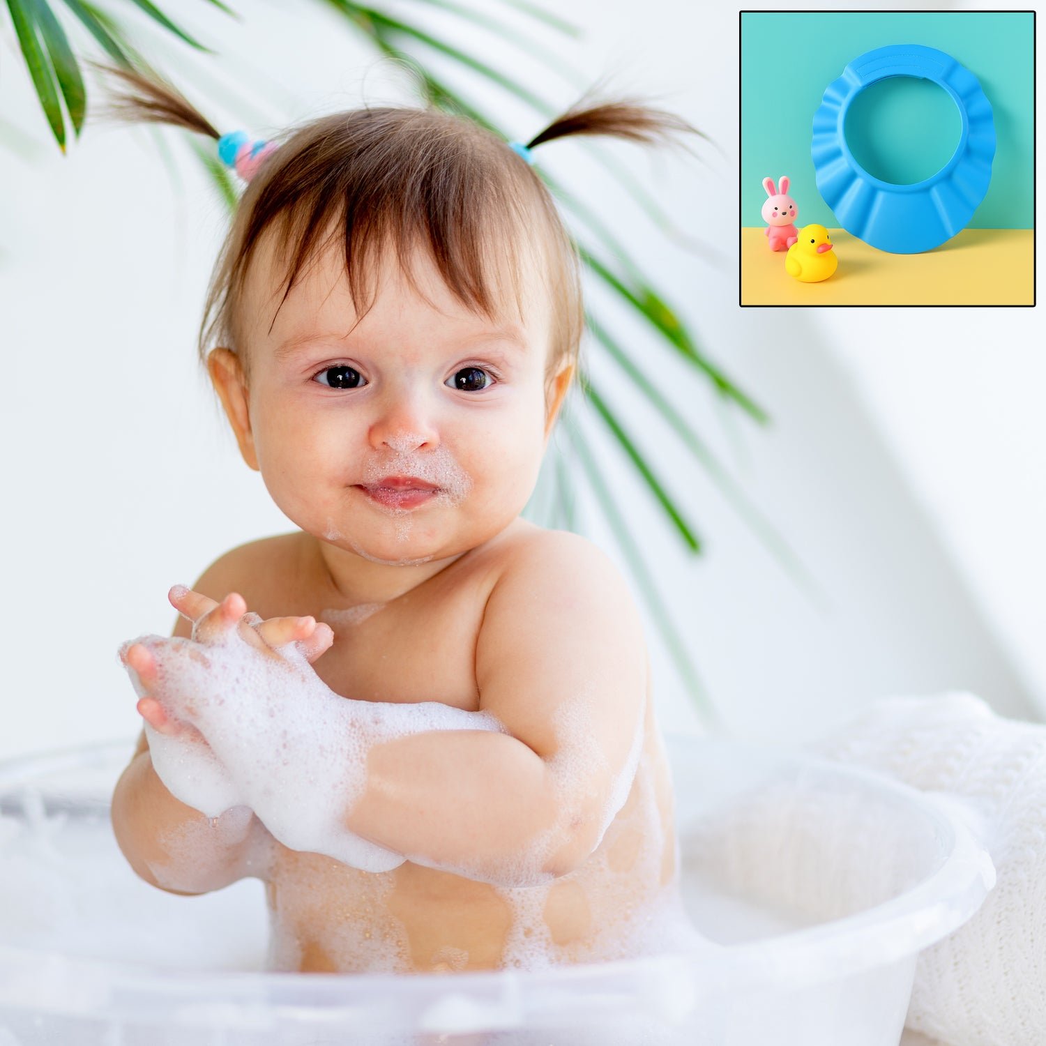 Adjustable Baby Shower Cap / Hat (1 Pc) - Image 4