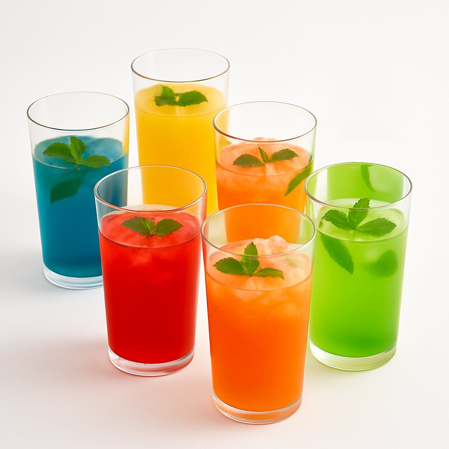 Round Clear Plastic Water Glass Juice Beer Wine Plastic Unbreakable Transparent Glass Set ( 300ml 6pc ) - Image 5