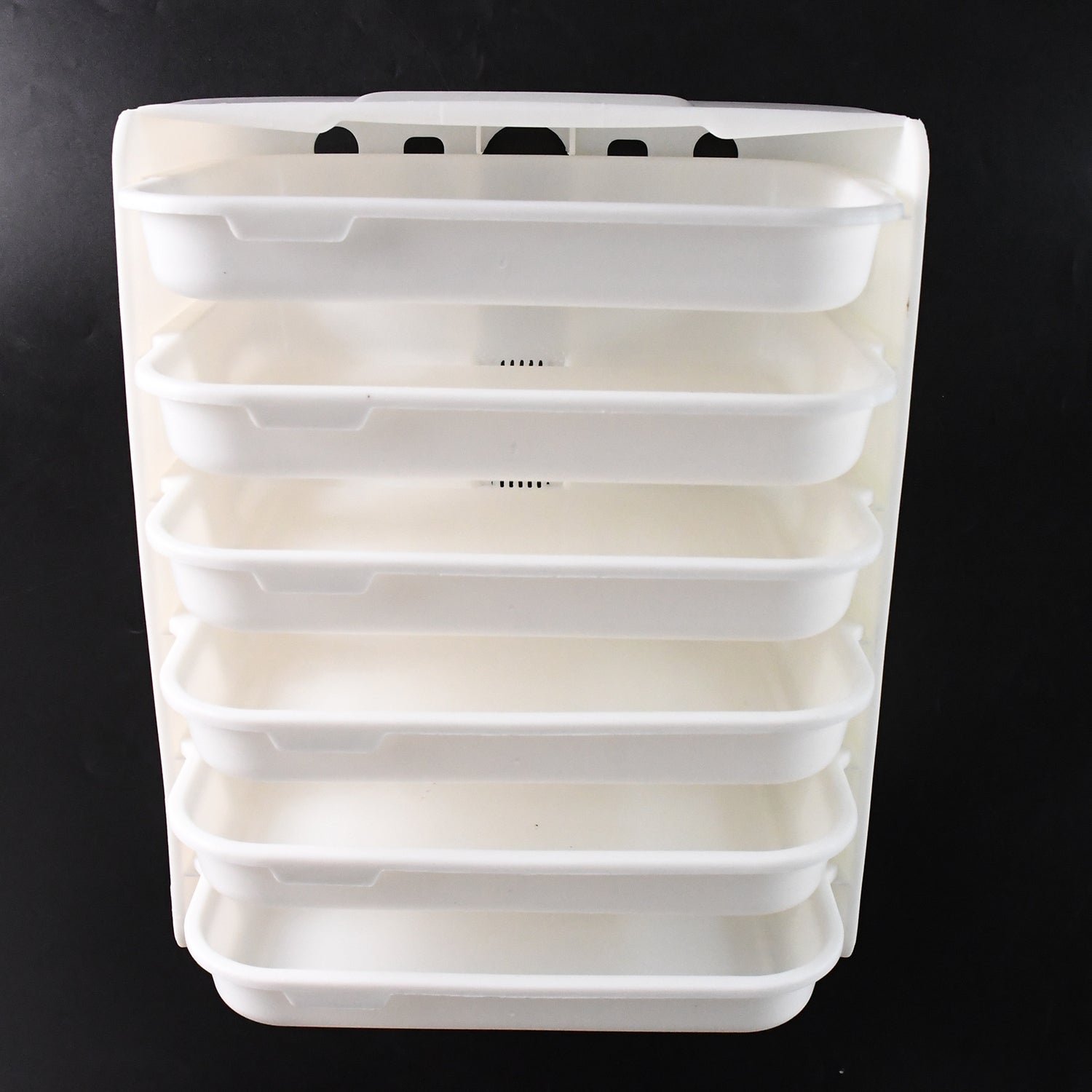 Plastic 6 Layer Wall-Mounted Food Organizer Rack (1 Set) - Image 6