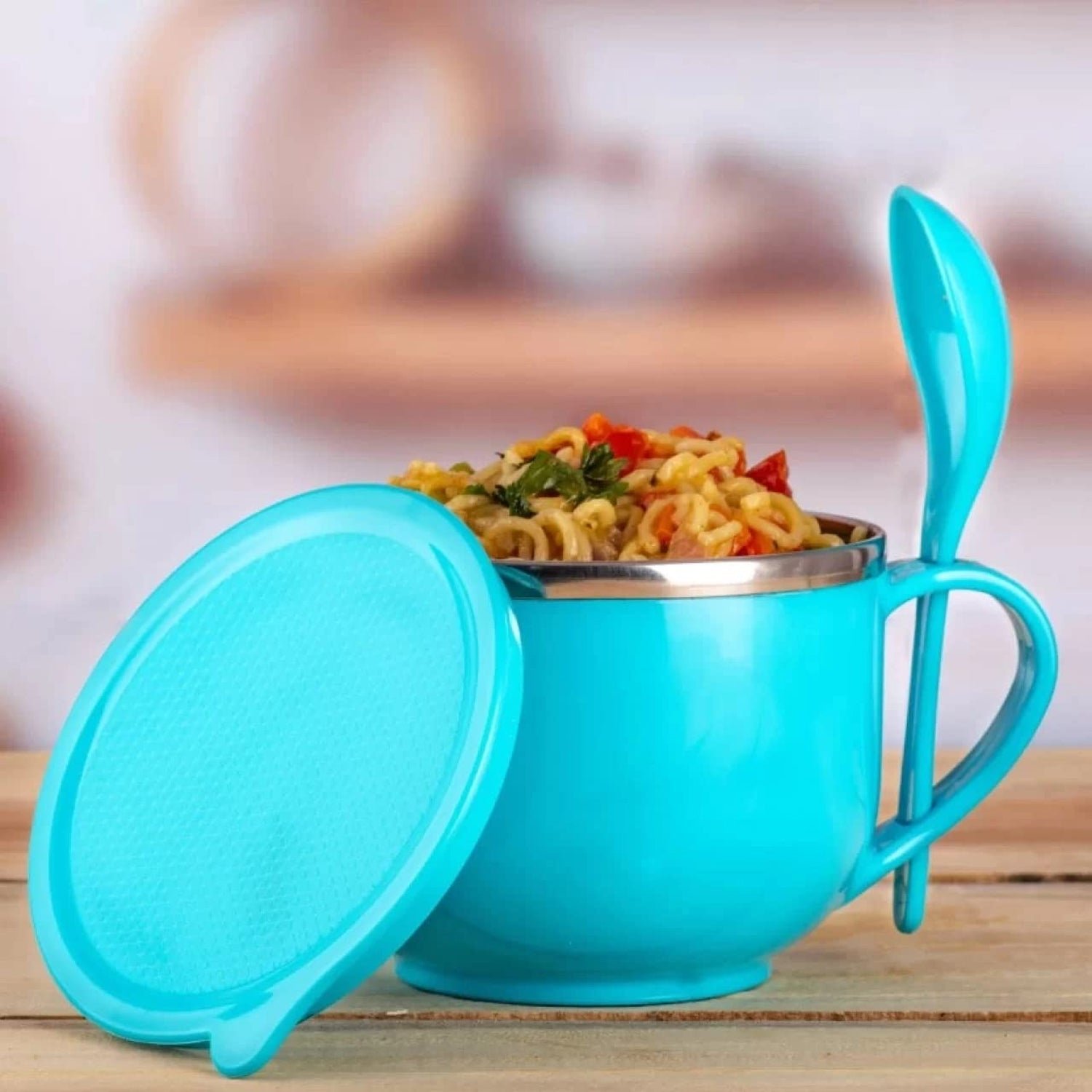 Home Chef Tangy Twist Insulated Lunch Bowl (Approx 650ML & 1 Pc) - Image 6