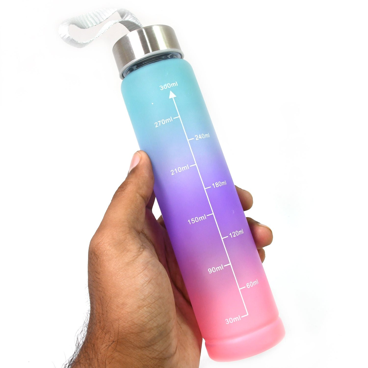 Plastic Motivational Water Bottle (300 ML) - Image 9