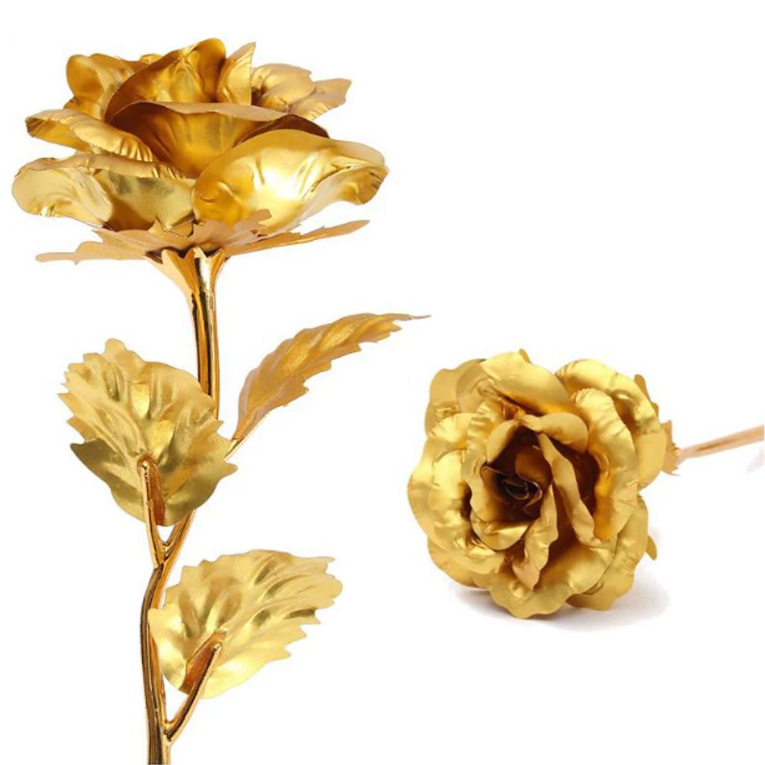 Luxury Decorative Gold Plated Artificial Golden Rose with Premium Box - Image 8