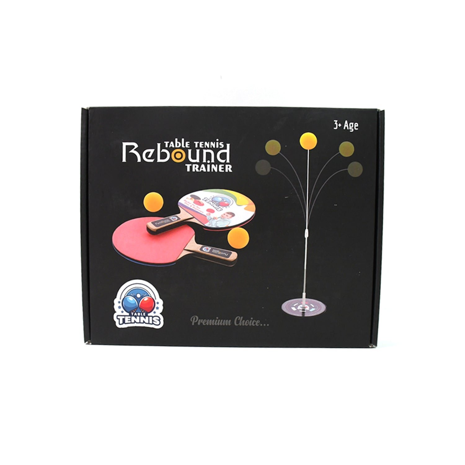 Portable Wiff Waff Rebound Table Tennis Trainer Set (1 Set) - Image 6