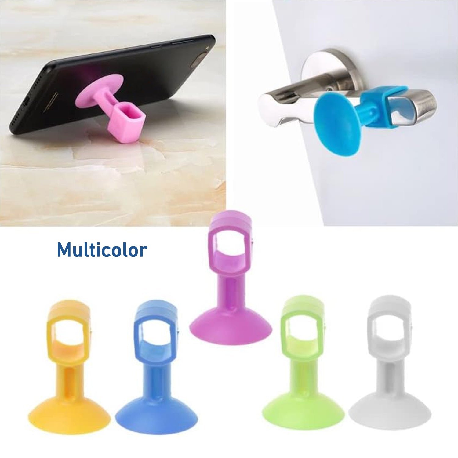Self-Sucking Silicone Door Stopper (2 Pcs Set) - Image 8