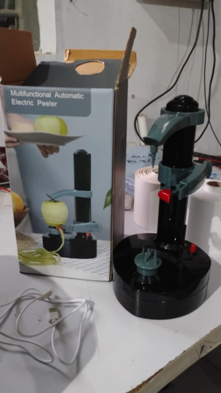 Multipurpose Electric Vegetable Fruit Peeler Automatic Potato Peeler (1 Pc) - Image 8