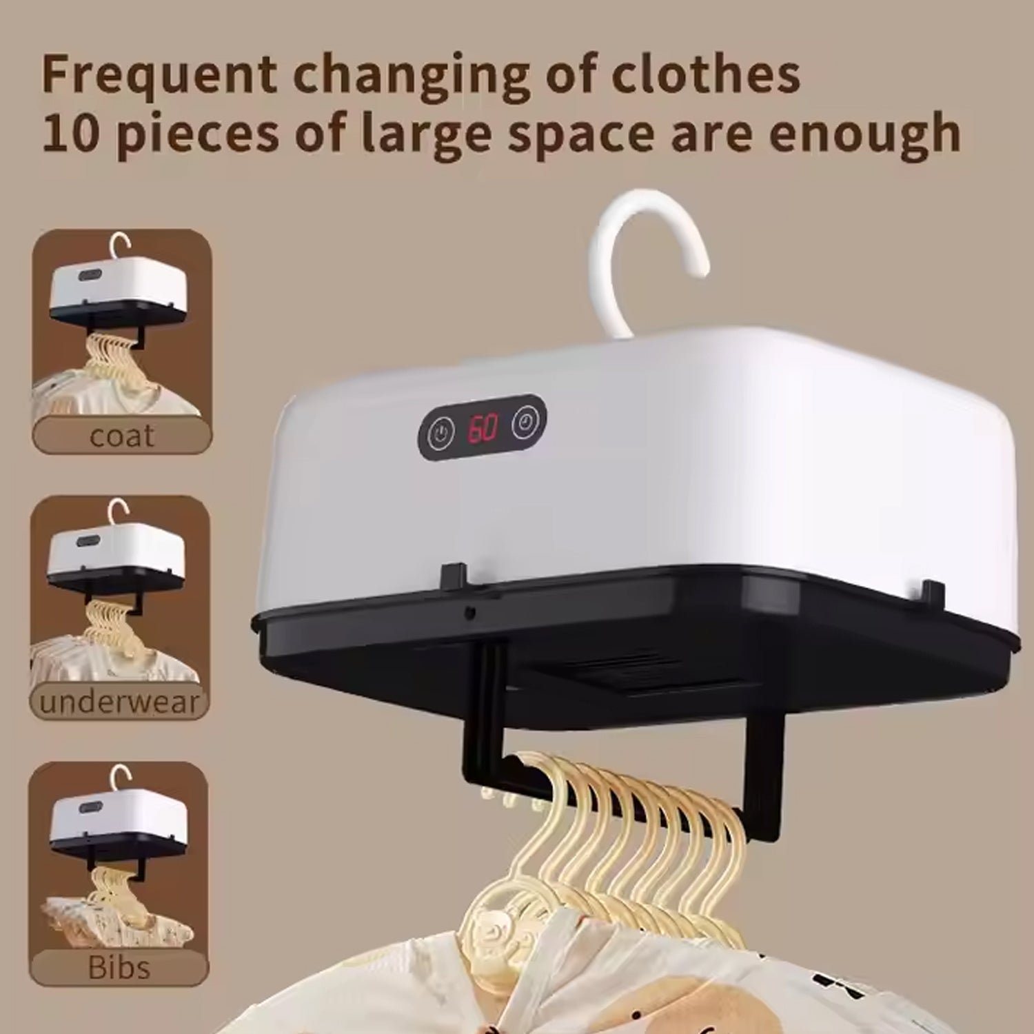 Portable Clothes Folding Dryer, Portable Dryer (1 Pc) - Image 8