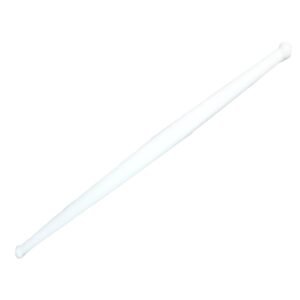 White plastic rolling pin for chapati making
