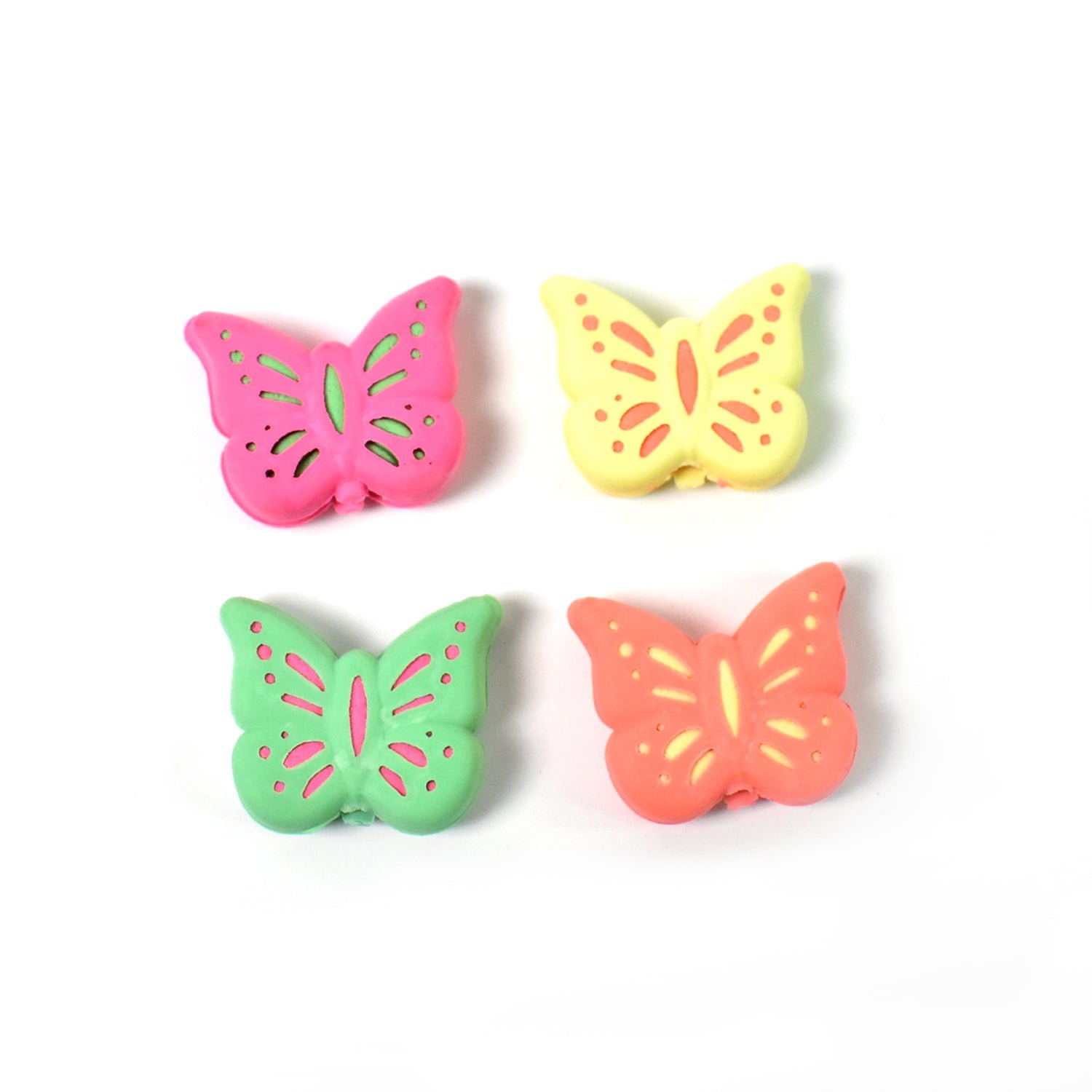 Butterfly Shape Eraser Rubber (1 Pc / Mix Colour & Design) - Image 5
