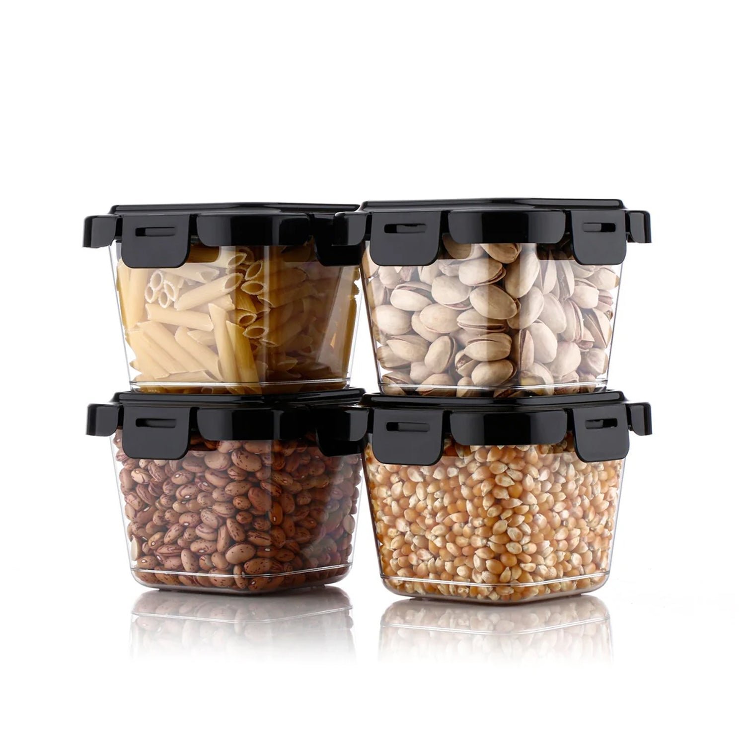 Plastic Food Storage Containers with Lid (4 Pcs Set / 500 ML) - Image 9