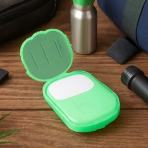 Travel Paper Soap Sheet with Mini Box (20 Sheets in a Pack Approx / Mix Color)