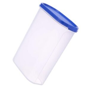 2000 ml transparent airtight food storage container with modular design.