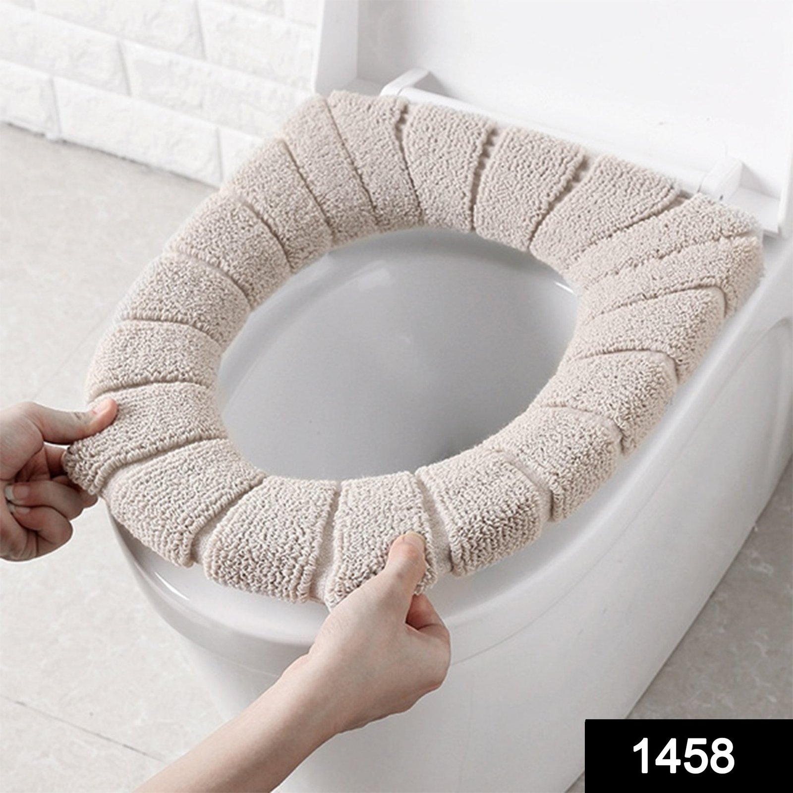 Winter Comfortable Soft Toilet Seat Mat Cover Cushion Plush - Image 2
