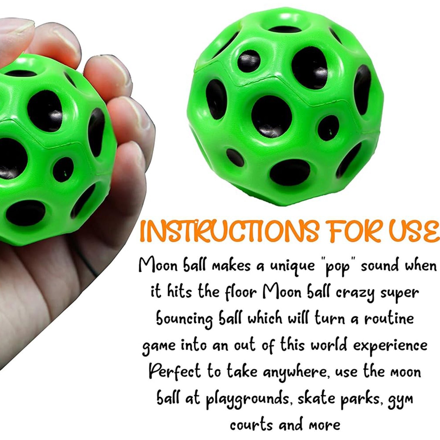 Rubber Super Bouncy Coral Star Anti Stress Ball Multicolor (1 Pc) - Image 7