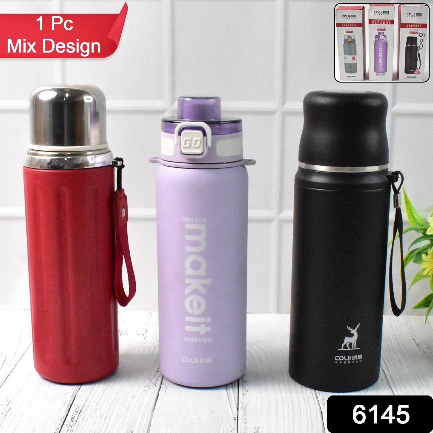 Stainless Steel Vacuum Insulated Water Bottle approx 800ml (1 Pc) - Image 2