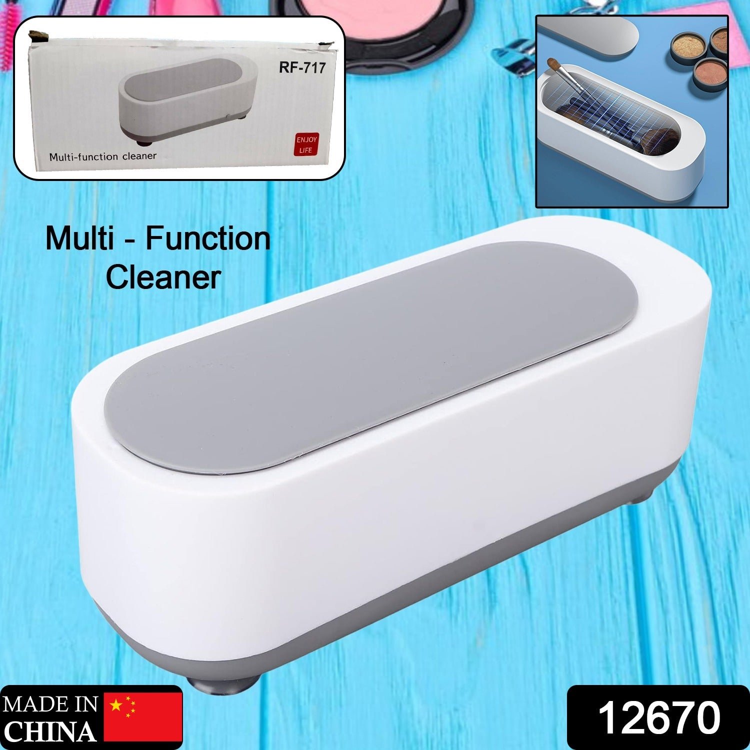 Ultrasonic Jewellery Cleaner – Portable High-Frequency Cleaning Machine (Battery Not Included) - Image 2
