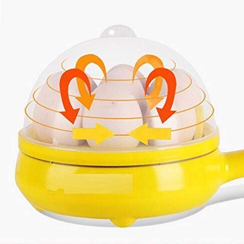 Multi functional Electric 2 in 1 Egg Frying Pan with Egg Boiler Machine Measuring Cup with Handle - Image 4