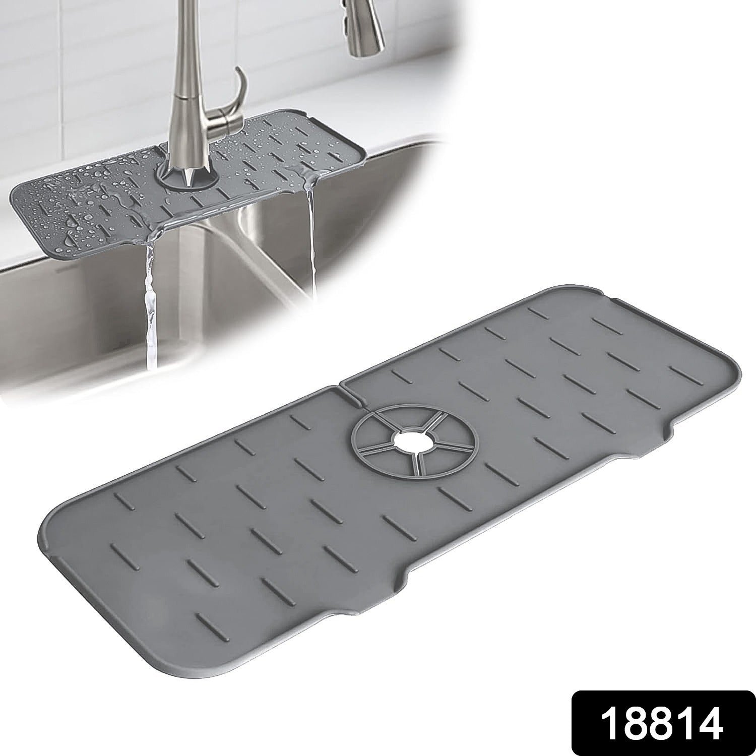Silicone Sink Faucet Pad / Mat (1 Pc / 33x12 Cm) - Image 2