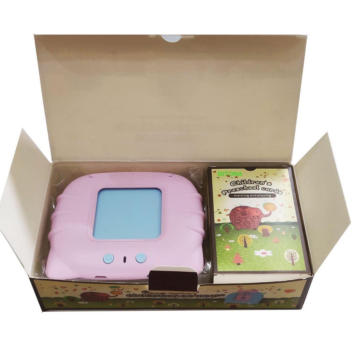 Preschool Learning Toys Flash Cards for Small Kids Educational Toys English Words Learning Machine for Kids with 224 Words, Birthday Gift for Kids Intelligent Electric Kids Language Card (1 Set) - Image 8