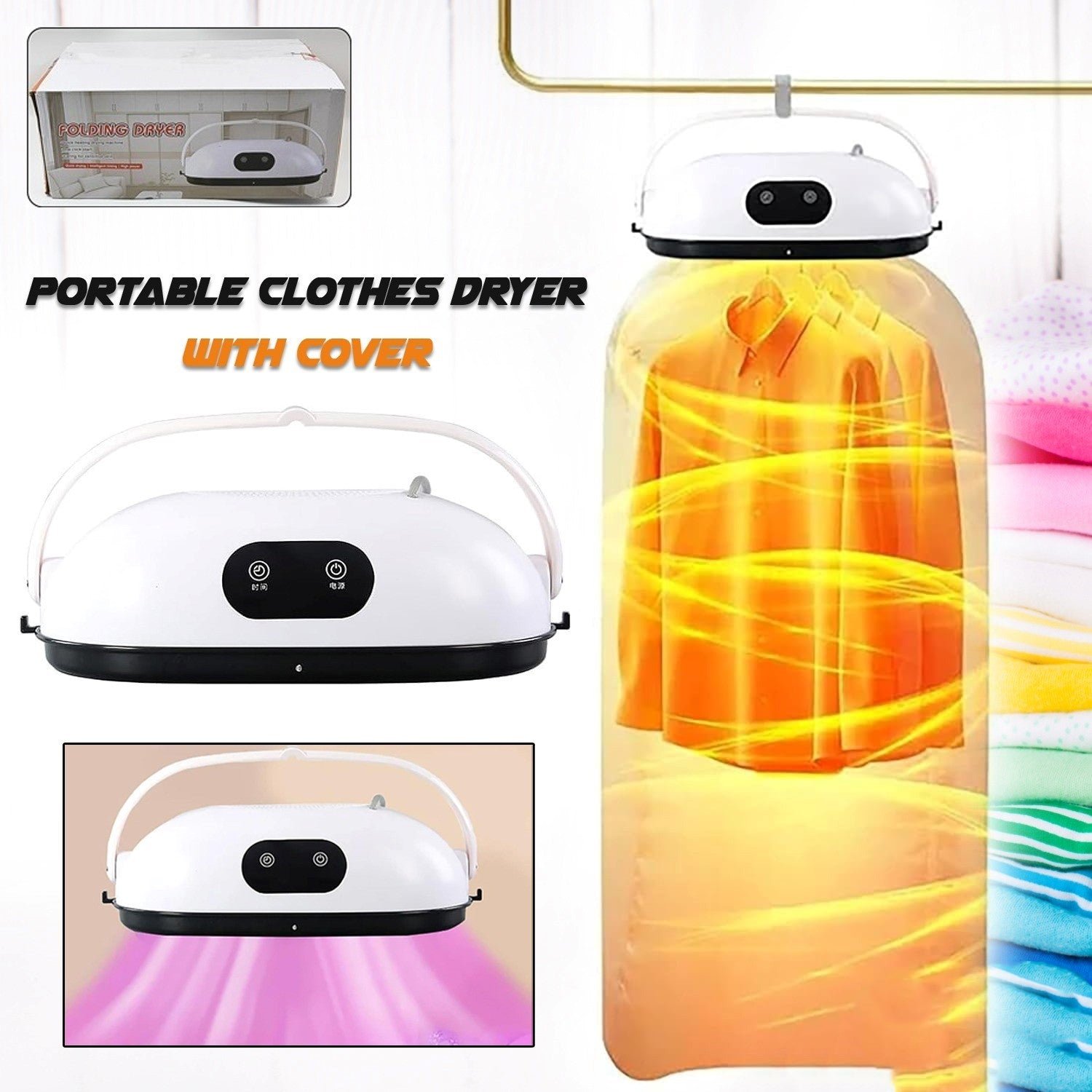 Portable Clothes Folding Dryer, Portable Dryer (1 Pc) - Image 3