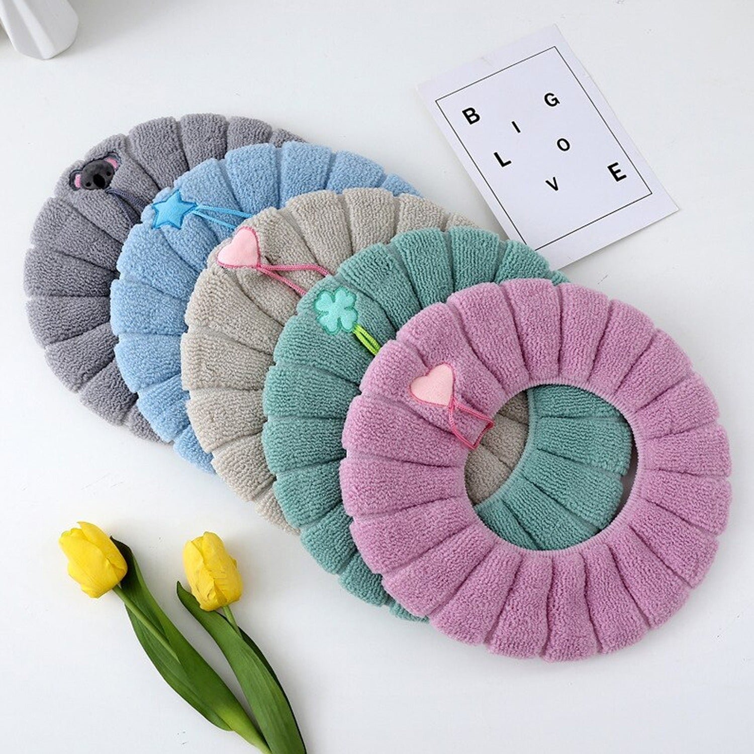 Winter Comfortable Soft Toilet Seat Mat Cover Cushion Plush - Image 4